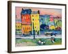 Houses in Munich, 1908-Wassily Kandinsky-Framed Giclee Print