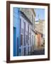 Houses in Plato. The capital Praia on the Ilha de Santiago, Cape Verde.-Martin Zwick-Framed Photographic Print