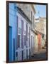 Houses in Plato. The capital Praia on the Ilha de Santiago, Cape Verde.-Martin Zwick-Framed Photographic Print