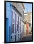 Houses in Plato. The capital Praia on the Ilha de Santiago, Cape Verde.-Martin Zwick-Framed Photographic Print