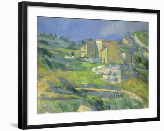 Houses in Provence, 1880-Paul C?zanne-Framed Giclee Print