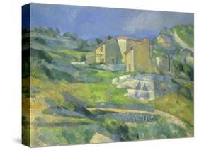 Houses in Provence, 1880-Paul C?zanne-Stretched Canvas