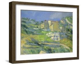 Houses in Provence, 1880-Paul C?zanne-Framed Giclee Print