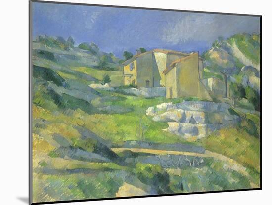 Houses in Provence, 1880-Paul C?zanne-Mounted Giclee Print