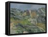 Houses in Provence: The Riaux Valley near L'Estaque, by Paul Cezanne,-Paul Cezanne-Framed Stretched Canvas