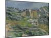 Houses in Provence: The Riaux Valley near L'Estaque, by Paul Cezanne,-Paul Cezanne-Mounted Art Print