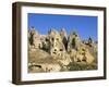 Houses in Rock Formations, Cappadocia, Anatolia, Turkey-Alison Wright-Framed Photographic Print