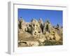 Houses in Rock Formations, Cappadocia, Anatolia, Turkey-Alison Wright-Framed Photographic Print