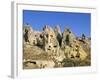 Houses in Rock Formations, Cappadocia, Anatolia, Turkey-Alison Wright-Framed Photographic Print