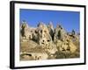 Houses in Rock Formations, Cappadocia, Anatolia, Turkey-Alison Wright-Framed Photographic Print