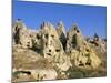 Houses in Rock Formations, Cappadocia, Anatolia, Turkey-Alison Wright-Mounted Photographic Print