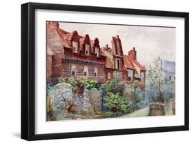 Houses in Silver Street from All Saints Churchyard-John Atlantic Stephenson-Framed Giclee Print