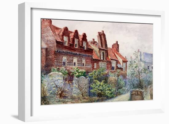 Houses in Silver Street from All Saints Churchyard-John Atlantic Stephenson-Framed Giclee Print