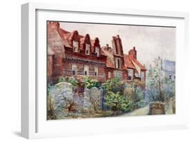 Houses in Silver Street from All Saints Churchyard-John Atlantic Stephenson-Framed Giclee Print