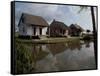 Houses in the Bayou Country of Louisiana-null-Framed Stretched Canvas