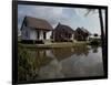 Houses in the Bayou Country of Louisiana-null-Framed Photographic Print