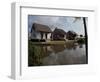 Houses in the Bayou Country of Louisiana-null-Framed Photographic Print