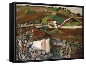 Houses in the Countryside, 1921-Suzanne Valadon-Framed Stretched Canvas