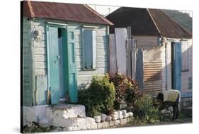 Houses in the Old Colonial Quarter, St. John's, Antigua, Leeward Islands-Bruno Barbier-Stretched Canvas