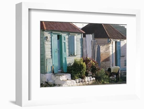 Houses in the Old Colonial Quarter, St. John's, Antigua, Leeward Islands-Bruno Barbier-Framed Photographic Print