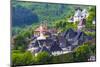 Houses in the old town, Jajce, Bosnia.-Keren Su-Mounted Photographic Print