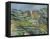 Houses in the Provence: the Riaux Valley Near L'Estaque, C.1833-Paul Cézanne-Framed Stretched Canvas