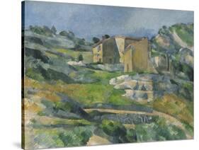 Houses in the Provence: the Riaux Valley Near L'Estaque, C.1833-Paul Cézanne-Stretched Canvas