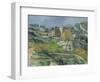 Houses in the Provence: the Riaux Valley Near L'Estaque, C.1833-Paul Cézanne-Framed Premium Giclee Print