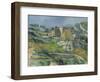 Houses in the Provence: the Riaux Valley Near L'Estaque, C.1833-Paul Cézanne-Framed Giclee Print