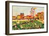 Houses in the Suburbs I, 1901-Wassily Kandinsky-Framed Giclee Print