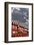 Houses in the yacht harbour of Ebeltoft, Denmark-By-Framed Photographic Print