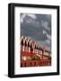 Houses in the yacht harbour of Ebeltoft, Denmark-By-Framed Photographic Print