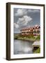 Houses in the yacht harbour of Ebeltoft, Denmark-By-Framed Photographic Print