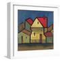 Houses IV-Victor Moreno-Framed Art Print