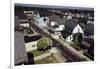 Houses Lining Empty Suburban Streets-null-Framed Photographic Print