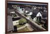 Houses Lining Empty Suburban Streets-null-Framed Photographic Print