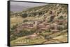 Houses made of mud and straw in the foothills of the Atlas mountains near Marrakech, Morocco.-Brenda Tharp-Framed Stretched Canvas