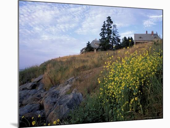 Houses, Maine, USA-Jerry & Marcy Monkman-Mounted Photographic Print