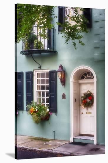 Houses of Charleston I, South Carolina-George Oze-Stretched Canvas