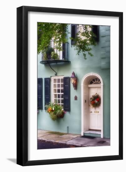 Houses of Charleston I, South Carolina-George Oze-Framed Photographic Print