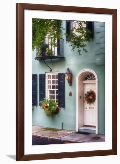 Houses of Charleston I, South Carolina-George Oze-Framed Photographic Print