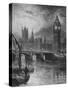'Houses of Parliament', 1890-Hume Nisbet-Stretched Canvas