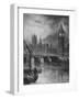 'Houses of Parliament', 1890-Hume Nisbet-Framed Giclee Print
