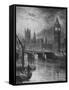 'Houses of Parliament', 1890-Hume Nisbet-Framed Stretched Canvas