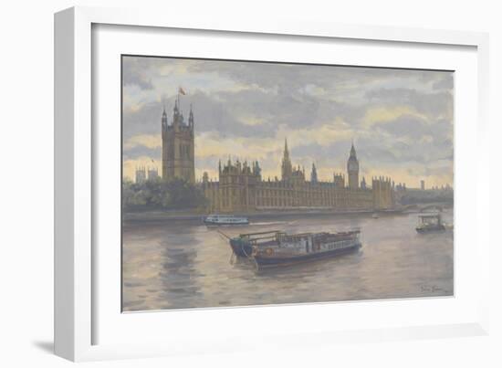 Houses of Parliament, 2010-Julian Barrow-Framed Giclee Print