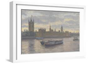 Houses of Parliament, 2010-Julian Barrow-Framed Giclee Print