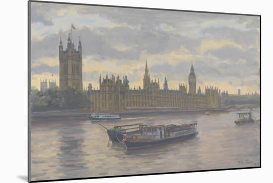 Houses of Parliament, 2010-Julian Barrow-Mounted Giclee Print