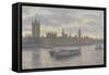 Houses of Parliament, 2010-Julian Barrow-Framed Stretched Canvas