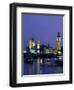 Houses of Parliament Across the River Thames, London, England, United Kingdom-Charles Bowman-Framed Photographic Print