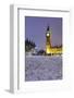 Houses of Parliament and Big Ben in Snow-Stuart Black-Framed Photographic Print